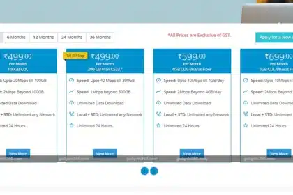 BSNL Fiber SPARK Plan