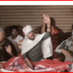 Bhim Army protest at Rohtas Nokha Bazar Samiti