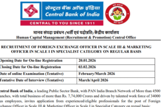 Central Bank of India Recruitment 2026