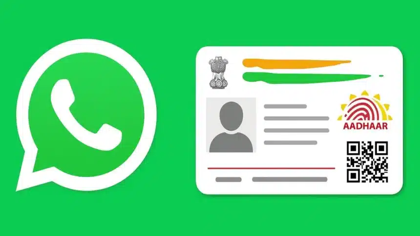 Download Aadhaar on WhatsApp