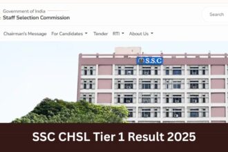 SSC CHSL Result 2025 Tier 1