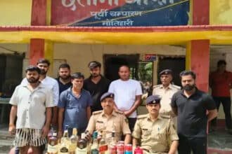 Motihari Police Drug Crackdown