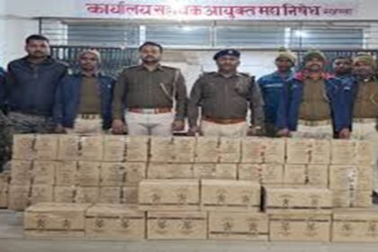 Saharsa Police Liquor Seizure
